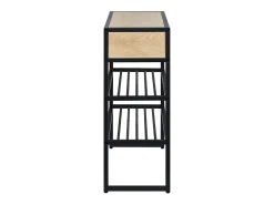Consola de entrada de metal y madera W60 x H80 WILKO