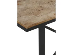 Consola de madera de bloques