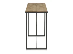Consola de madera de bloques