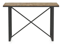 Consola de madera de bloques