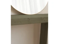 Consola de madera maciza en tono verde de 100x80cm - BATÁN - DECOWOOD
