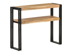 Consola de mesa 90x30x75 cm Bois d'acacia massif