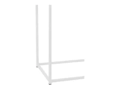 Consola en zigzag de madera natural blanco Rocky L 100 cm