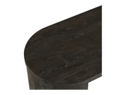 Consola fija de madera BIBIONE – 114 cm-Color Marrón oscuro