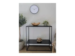 Consola fija VITA - Madera natural o metal negro-Color Negro