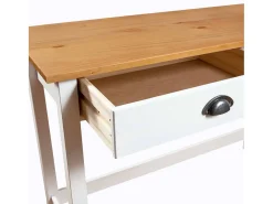 Consola Hill con 2 cajones 110x45x74 cm Pino macizo