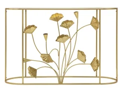Consola Hoja 73, Oro, 120x40x80 cm, Kendra Home