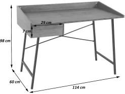 Consola MCW-J97 Estructura 3D, Aspecto roble