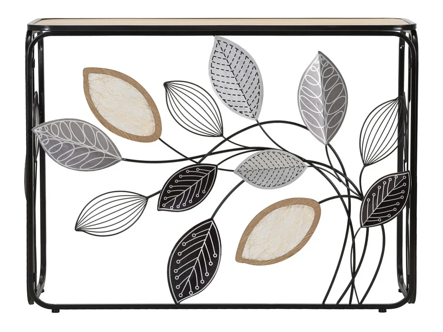 Consola Natura 3, Multicolor, 108x36,8x80 cm, Kendra Home