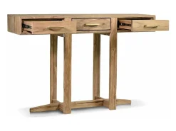 Consola Touka madera de teca natural 3 cajones 130 cm