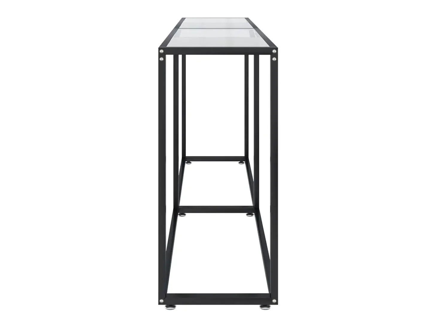 Consola transparente 180x35x75,5 cm Cristal templado