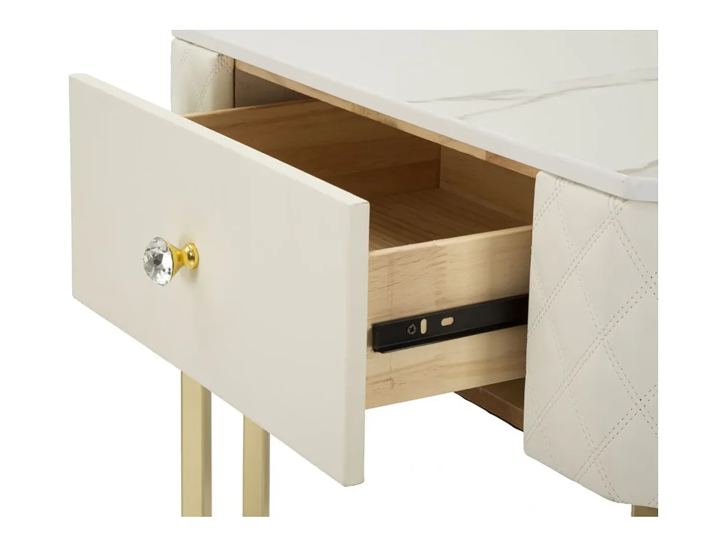 Consola VKH608, Blanco, 84,5x60x77 cm, Kendra Home
