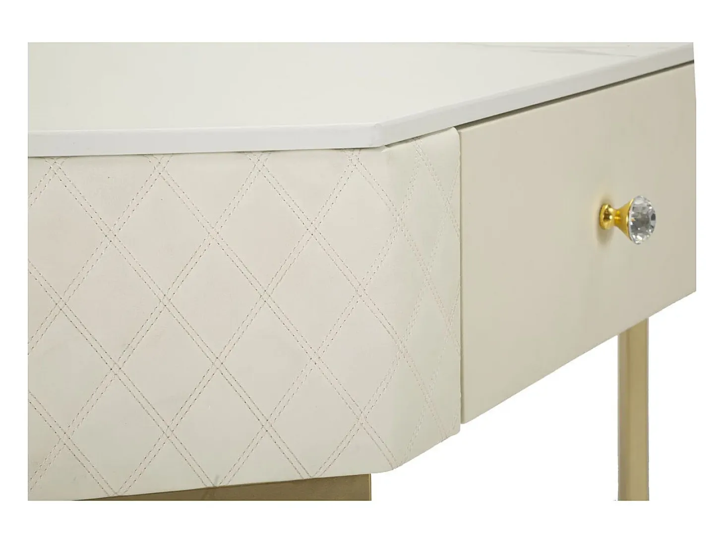 Consola VKH608, Blanco, 84,5x60x77 cm, Kendra Home