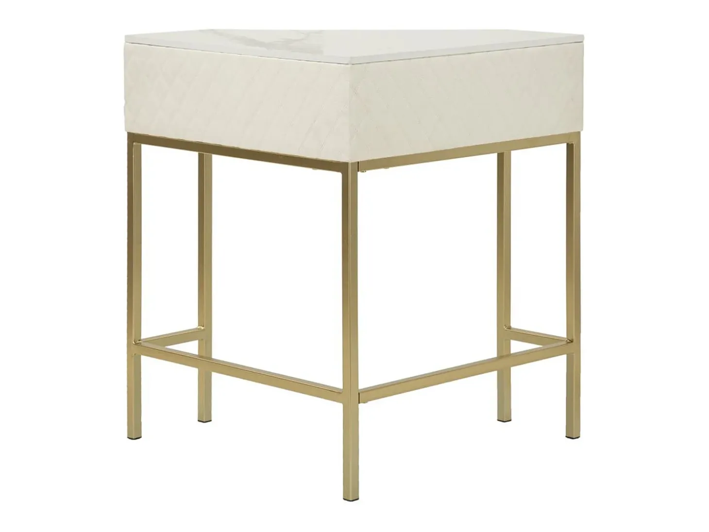 Consola VKH608, Blanco, 84,5x60x77 cm, Kendra Home