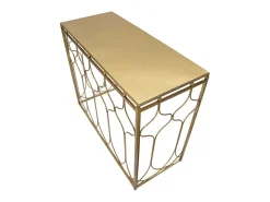 Consola VKH613, Oro, 96,5x41x78 cm, Kendra Home