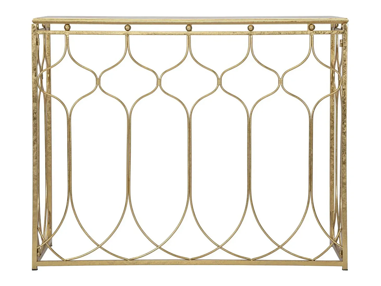 Consola VKH613, Oro, 96,5x41x78 cm, Kendra Home