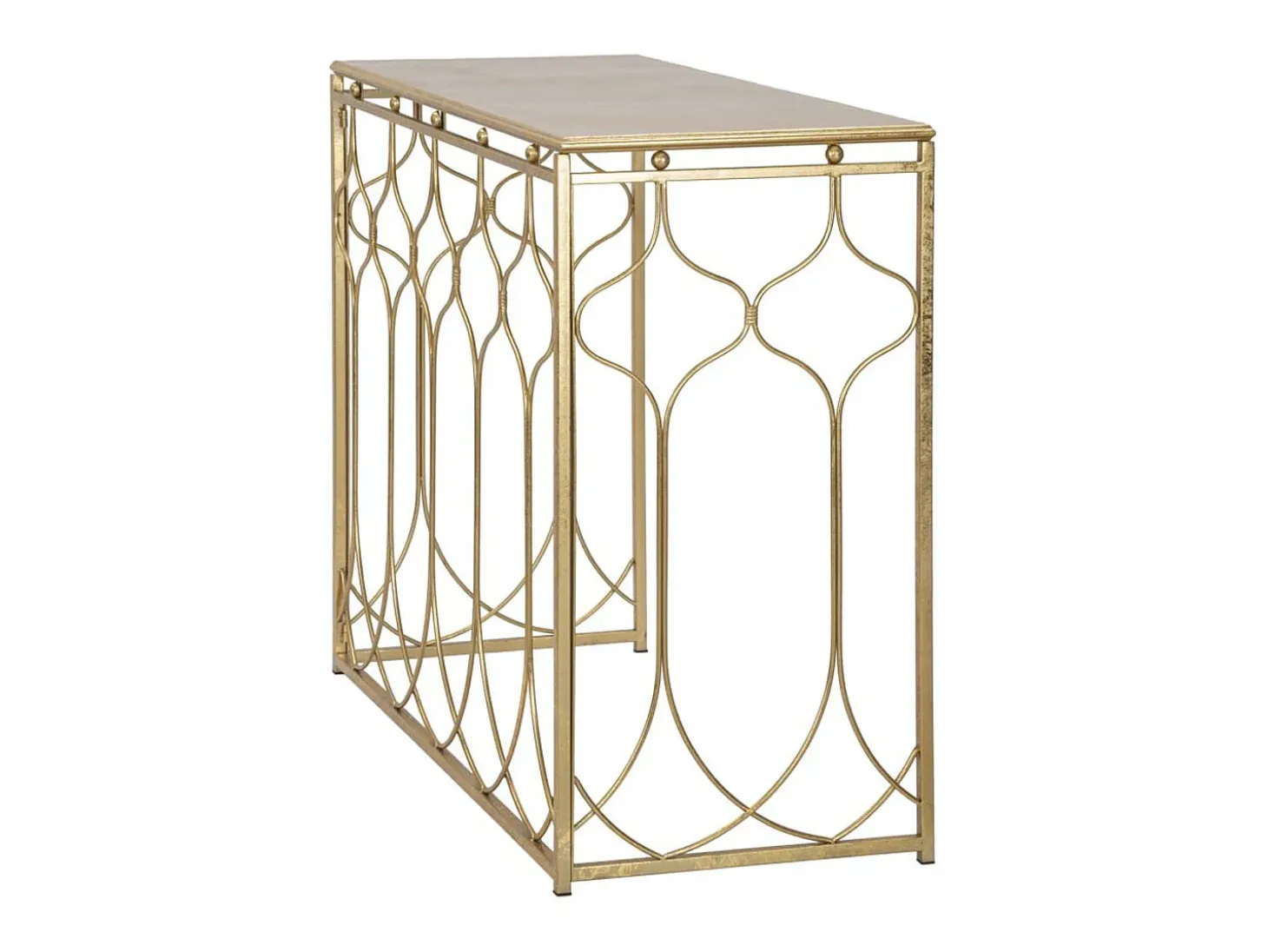 Consola VKH613, Oro, 96,5x41x78 cm, Kendra Home