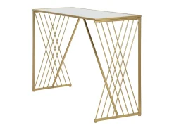 Consola VKH624, Oro, 120x40x80 cm, Kendra Home