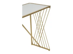 Consola VKH624, Oro, 120x40x80 cm, Kendra Home