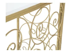Consola VKH617, Oro, 140x36x82 cm, Kendra Home