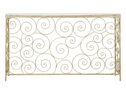 Consola VKH617, Oro, 140x36x82 cm, Kendra Home