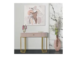 Consola VKH616, Rosa, 100x40x75 cm, Kendra Home