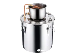 Destilador de Alcohol SucceBuy Kit de Destilación de Agua y Alcohol sin Gas de 30 L en Acero Inoxidable