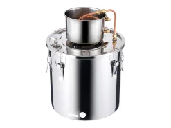 Destilador de Alcohol SucceBuy Kit de Destilación de Agua y Alcohol sin Gas de 30 L en Acero Inoxidable