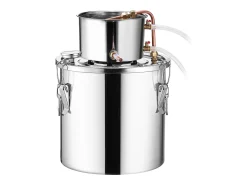 Destilador de Alcohol SucceBuy Destilador de Aguardiente de 19 L, Kit de Destilación de Agua y Alcohol, Acero Inoxidable