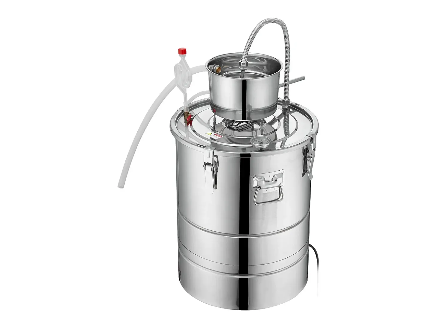 Destilador de Alcohol SucceBuy, 49 L, con Tanque Thumper y Bomba de Agua, Destilación Eficaz para el Hogar y la Artesanía