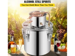 Destilador de Alcohol SucceBuy 32 L, Equipo de Destilación de Alcohol en Acero Inoxidable