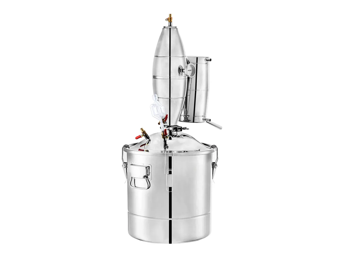 Destilador de Alcohol SucceBuy 70L, Alambique Moonshine, Caldera de Vino para uso Doméstico