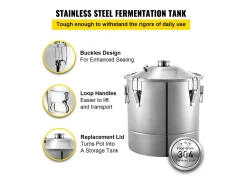 Destilador de Alcohol SucceBuy 70L, Alambique Moonshine, Caldera de Vino para uso Doméstico