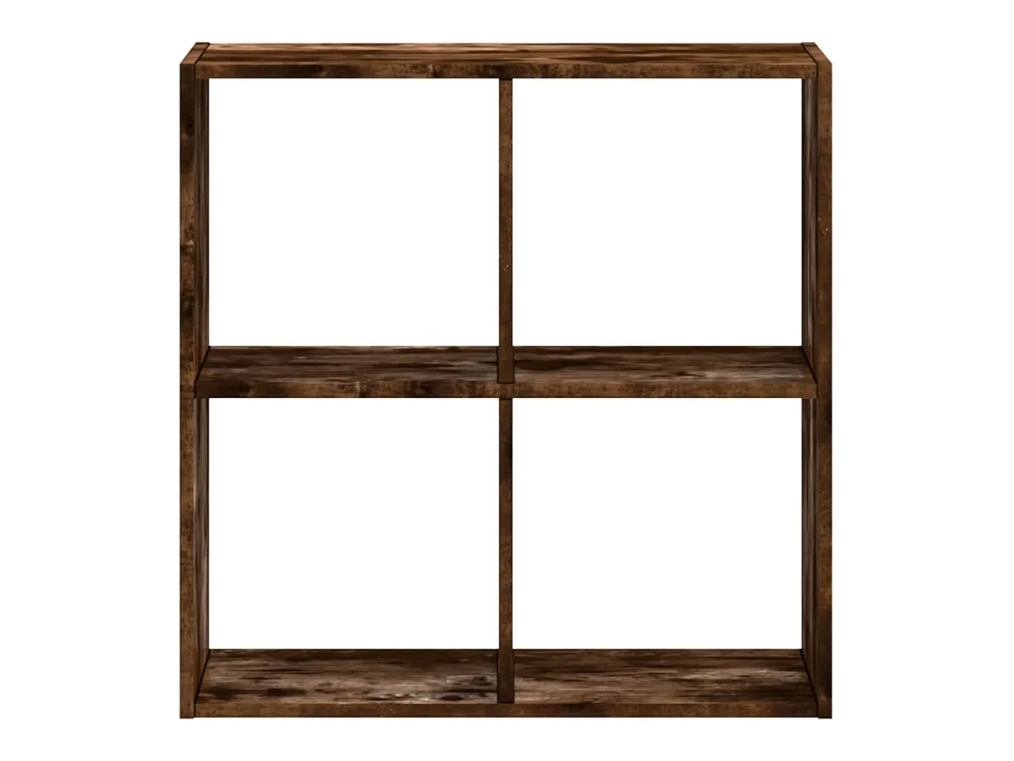 Digna Estantería de madera ingeniería roble ahumado 68,5x32x68,5 cm