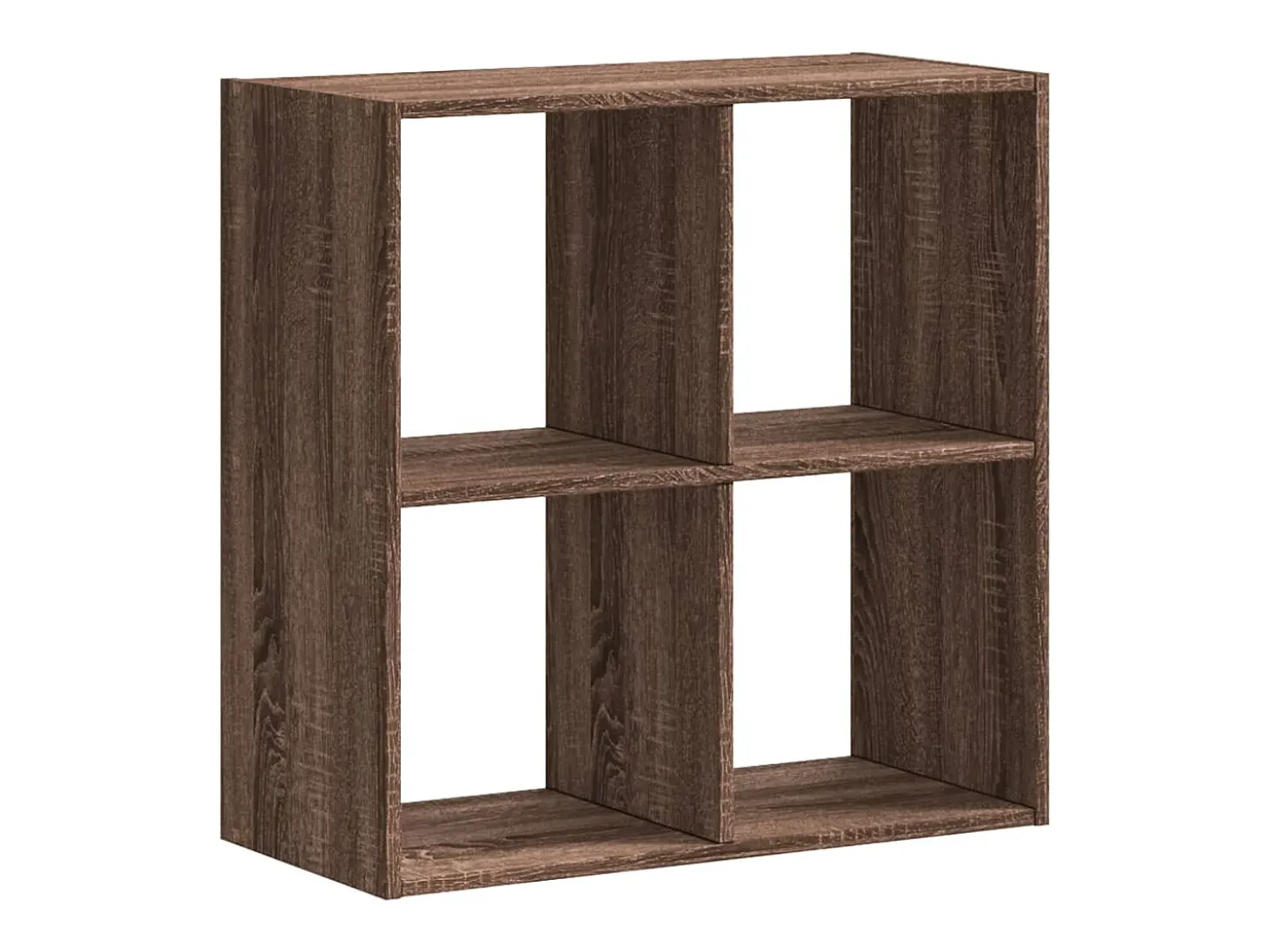 Digna Estantería de madera ingeniería marrón roble 68,5x32x68,5 cm