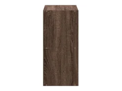 Digna Estantería de madera ingeniería marrón roble 68,5x32x68,5 cm
