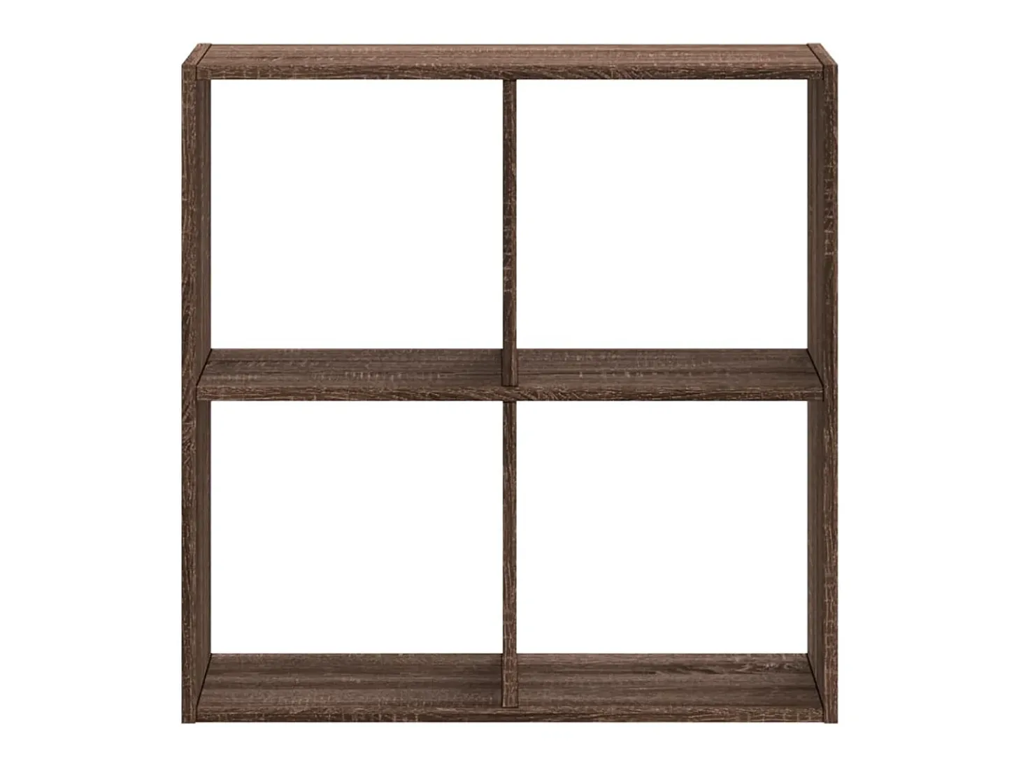 Digna Estantería de madera ingeniería marrón roble 68,5x32x68,5 cm