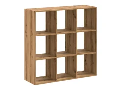 Digna Estantería de madera de ingeniería roble artesano 102x32x102 cm
