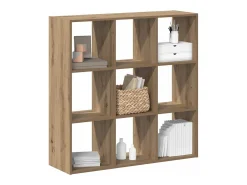 Digna Estantería de madera de ingeniería roble artesano 102x32x102 cm