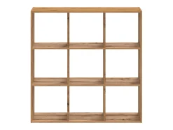 Digna Estantería de madera de ingeniería roble artesano 102x32x102 cm