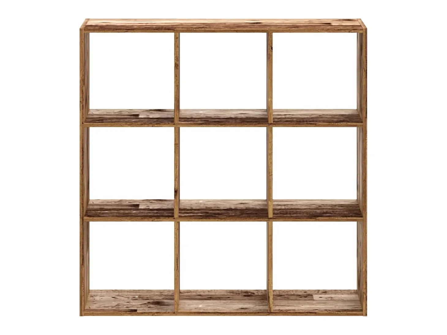 Digna Estantería madera de ingeniería color envejecido 102x32x102 cm