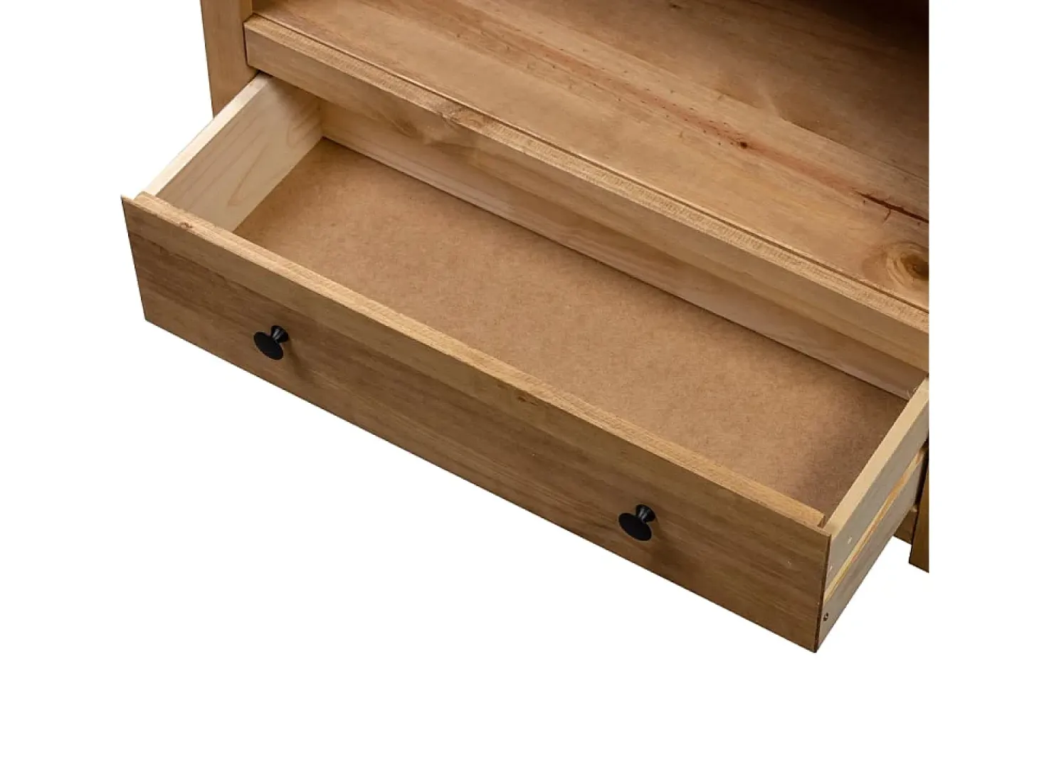 Dina Librería de madera maciza de pino estilo Panamá 80x35x110 cm