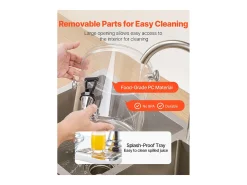 Dispensador de Bebidas SucceBuy, Capacidad 2x 8 L, Fuente de Agua de Acero Inoxidable y Plástico, Dispensador de Zumo, Limonada, Té Helado y Café