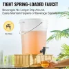 Dispensador de Bebidas SucceBuy Dispensador de Bebidas de Plástico para Fiestas de 19 L con Grifo