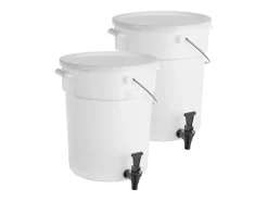 Dispensador de Bebidas SucceBuy Dispensador de Bebidas de Plástico para Fiestas de 19 L con Grifo