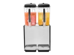 Distribuidor de Bebidas Comerciales SucceBuy 12 L x 2 Depósitos, Distribuidor de Bebidas Heladas y Jugos Fríos