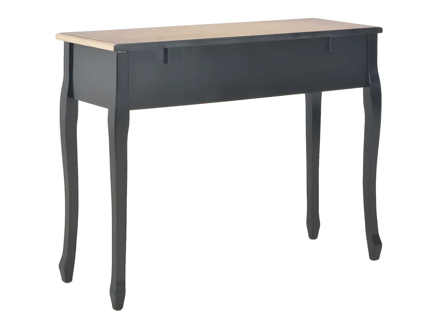 Dressing Console Table with 3 Drawers Black ES211399