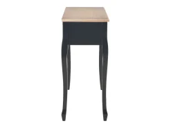 Dressing Console Table with 3 Drawers Black ES211399