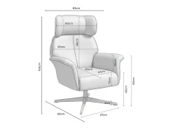 Dudeco Sillón Lynn Gris