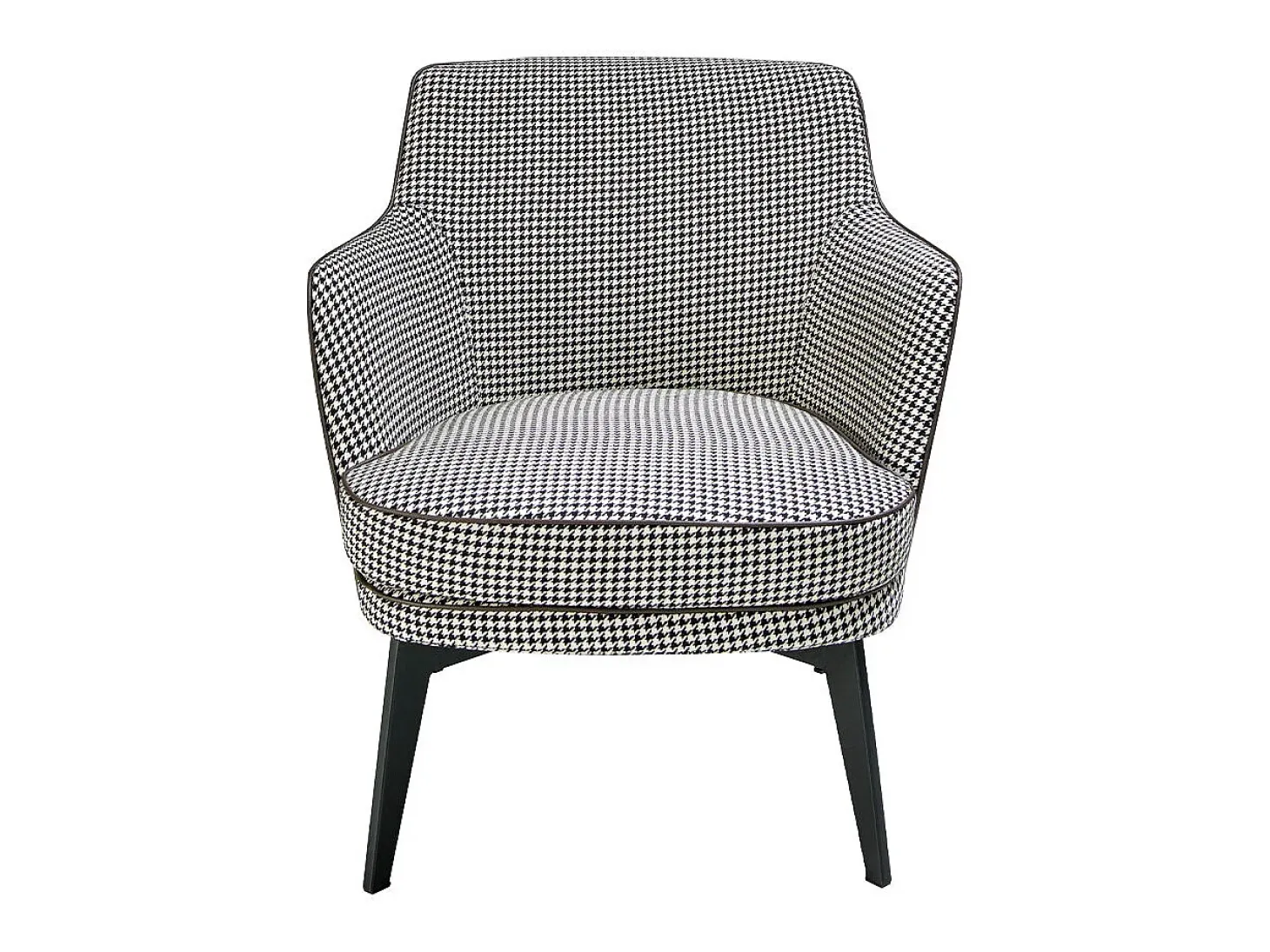 Dudeco Sillón Vilnius Blanco y negro